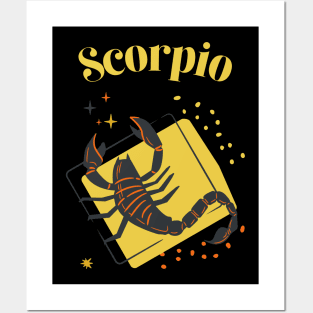 Scorpio Astrology Horoscope Zodiac Sign Posters and Art